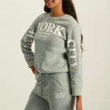 Grey Melange Sweater