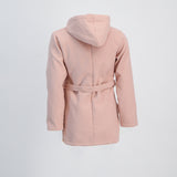 Pink Hooded Melton