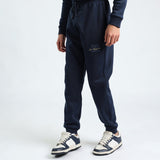BOYS MODA NAVY FLEECE JOGGER