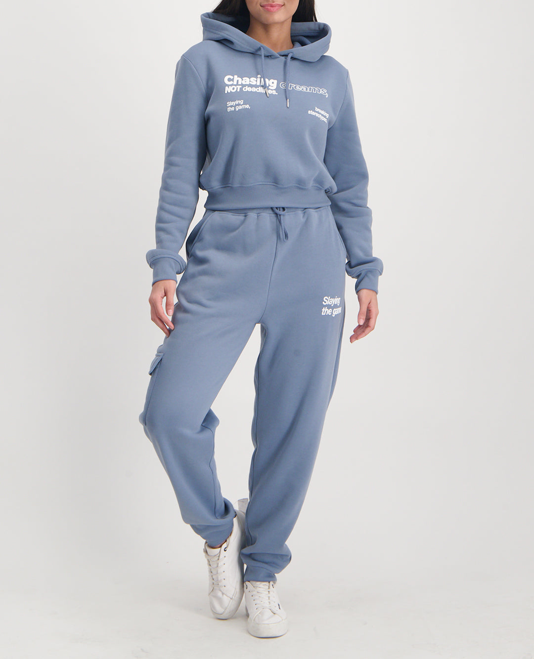 LADIES NOVA HOODY PULL OVER WITH PRINT