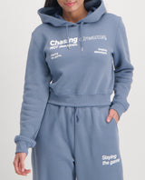 LADIES NOVA HOODY PULL OVER WITH PRINT