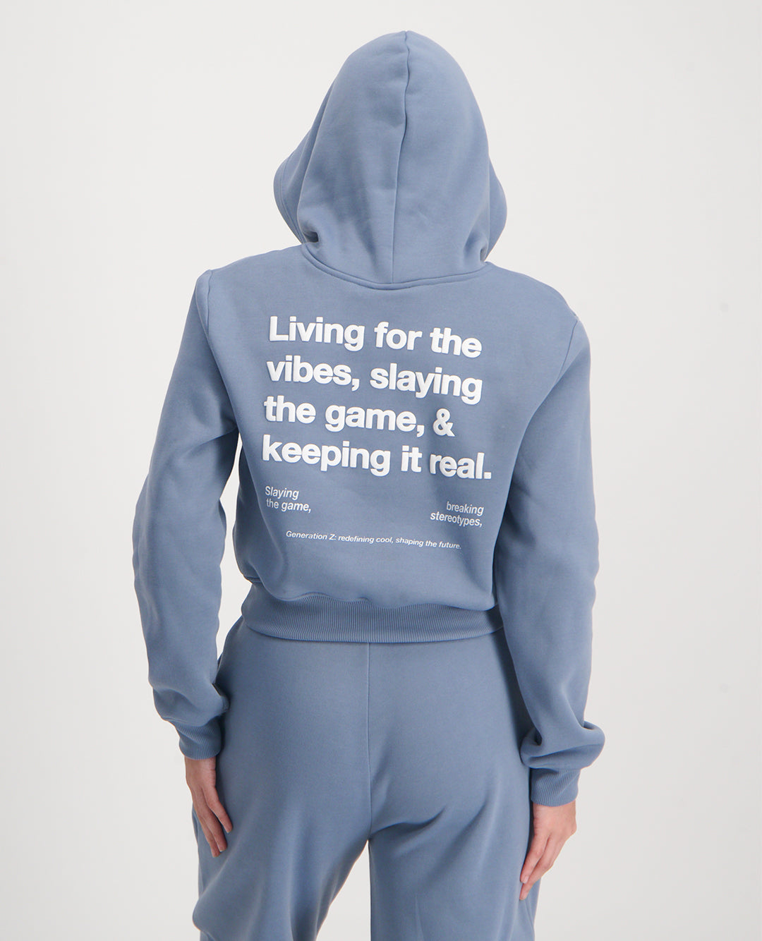 LADIES NOVA HOODY PULL OVER WITH PRINT