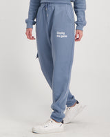 LADIES NOVA FASHION RIB CUFF 1 POCKET WITH PRINT JOGGER