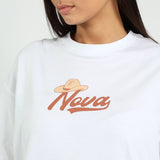 LADIES NOVA OVERSIZED GRAPHIC TEE