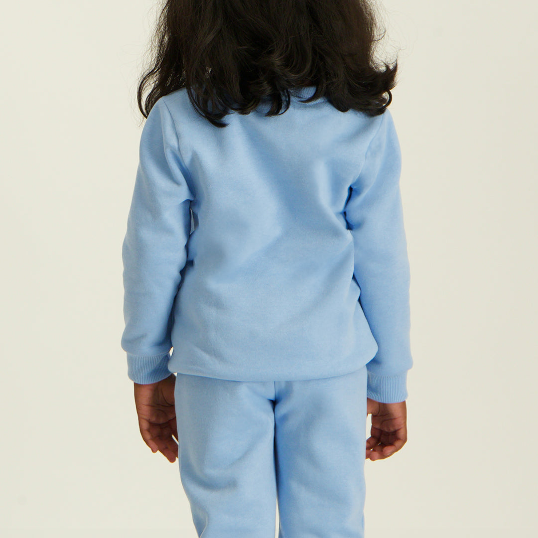Blue Flutter Sweater