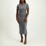 Grey Polyamid Skirt