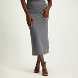 Grey Polyamid Skirt