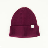 Ribbed Turn Up Core Beanie.Ingot Detail.