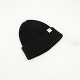 Ribbed Turn Up Core Beanie.Ingot Detail.