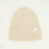 Ribbed Turn Up Core Beanie.Ingot Detail.