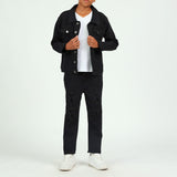 BOYS MODA BLACK DENIM JACKET
