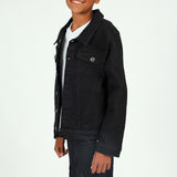 BOYS MODA BLACK DENIM JACKET