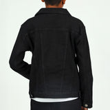 BOYS MODA BLACK DENIM JACKET