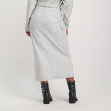 Ladies Ciarra Grey Mel Cargo Skirt