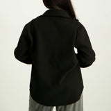 Black Sleeve Shacket