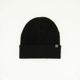 Turn Up Beanie.Mock Suede Label.