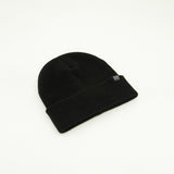 Turn Up Beanie.Mock Suede Label.