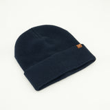 Turn Up Beanie.Mock Suede Label.