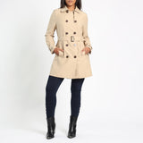 Ladies Stone Trench Coat