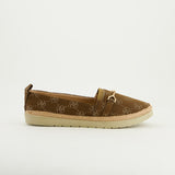 Canvas Aop Comfort Loafer.Tassel Detail.