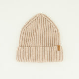 Ribbed Beanie.Tan Label