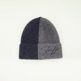 Turn Up Beanie.Zaff Embroidery.