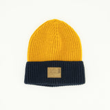 Ribbed Core Beanie.Tan Pu Badge.
