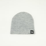Melange Fine Waffle Knit Skull Core Beanie
