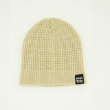 Ribbed Core Beanie.Tan Pu Badge.