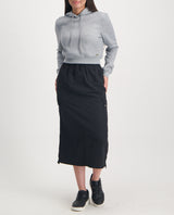 LADIES NOVA FASHION SIDE RUCHING DETAIL SKIRT