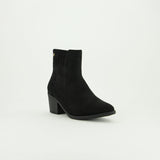 Suede Pointy Wedge Boot.