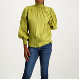 Ladies Ciarra Chartreuse Blouse