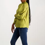 Ladies Ciarra Chartreuse Blouse