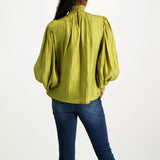 Ladies Ciarra Chartreuse Blouse