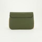 Crossbody Bag.Chain And Pu Strap.