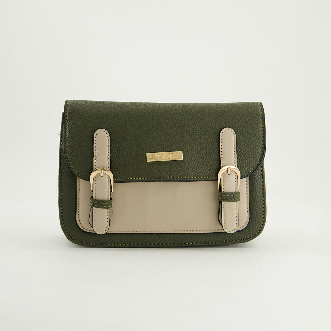 Crossbody Bag.Chain And Pu Strap.