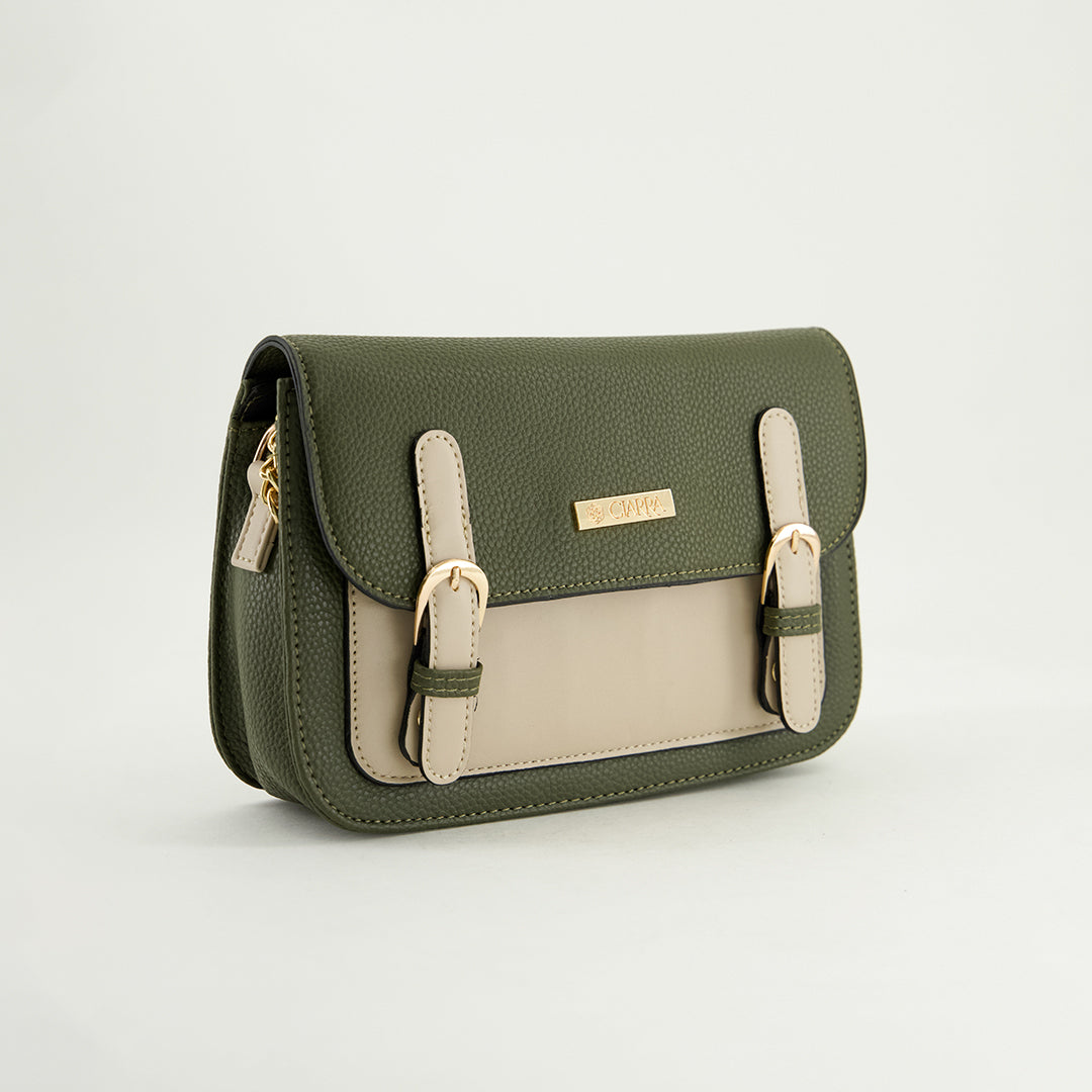 Crossbody Bag.Chain And Pu Strap.