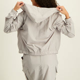 LADIES NOVA FASHION LIGHT WEIGHT HOODY WITH ZIP
