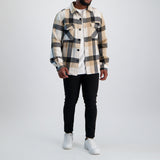 Mens Brown Shacket