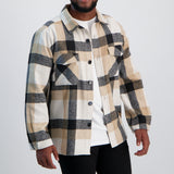 Mens Brown Shacket