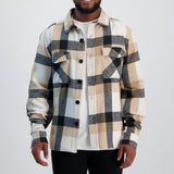 Mens Brown Shacket