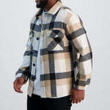 Mens Brown Shacket