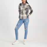 Girls Check Shacket