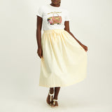 Stone Cargo Skirt