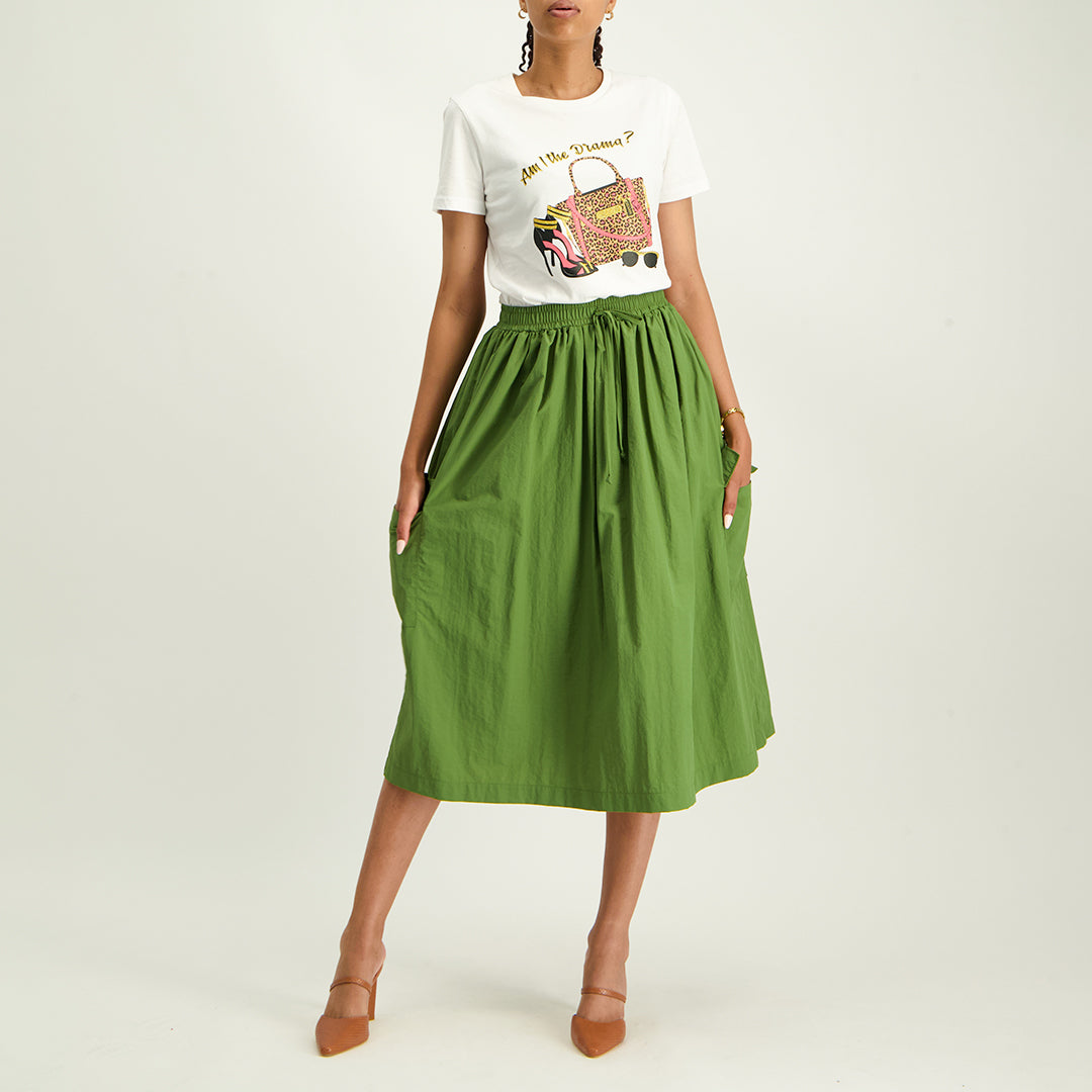 Pastachio Cargo Skirt