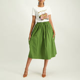 Pastachio Cargo Skirt