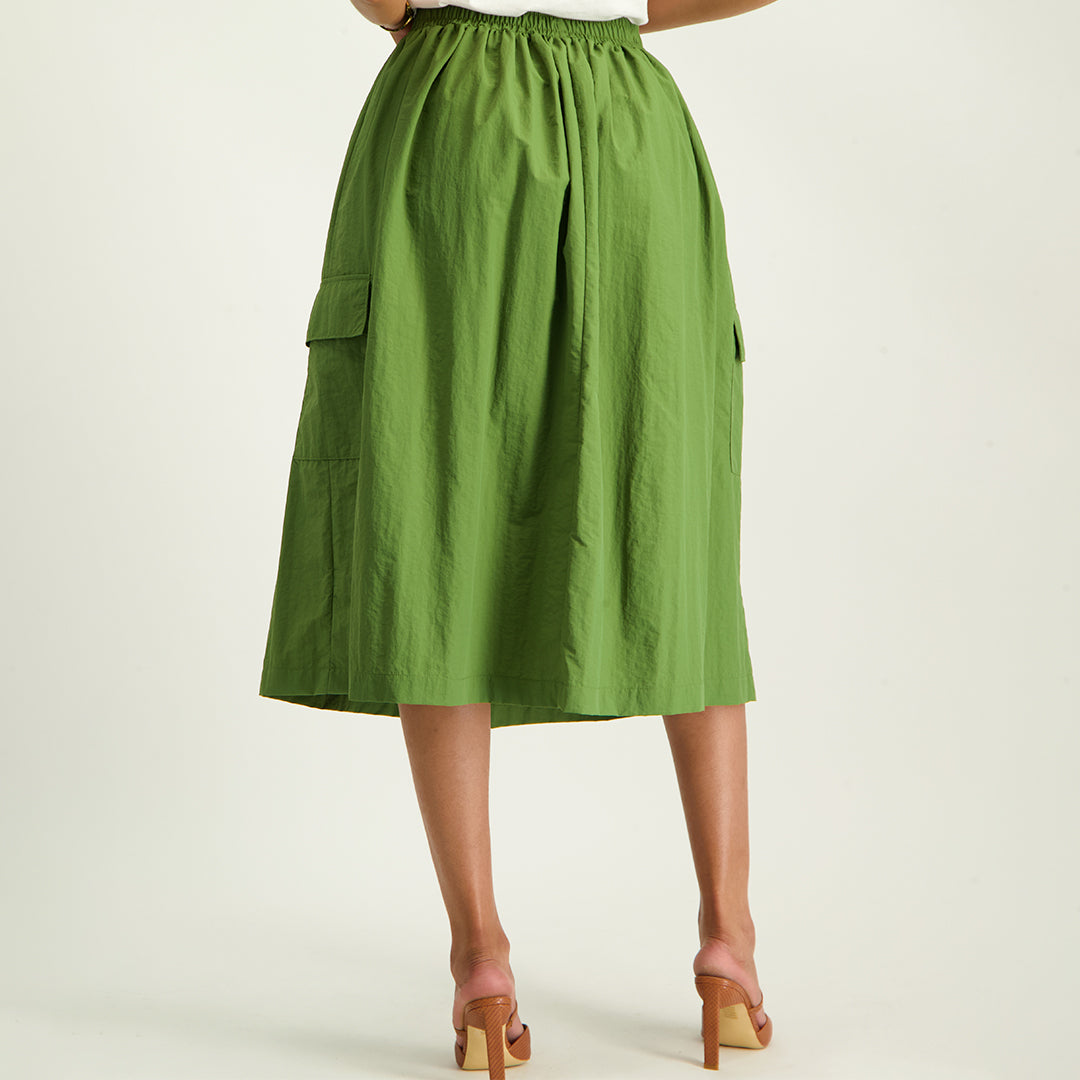 Pastachio Cargo Skirt