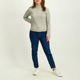 Charcoal Turtle Neck Top