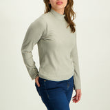 Charcoal Turtle Neck Top