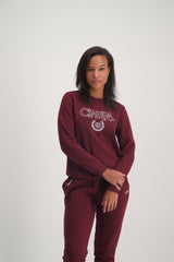 Ladies  Berry Long Sleeve Sweater